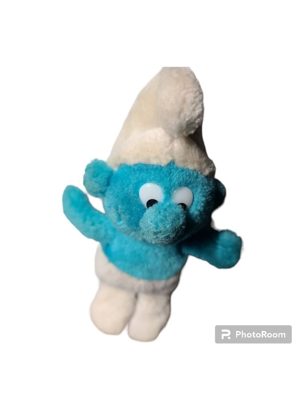 Vintage 1981 Smurf Plush Toy 7" Wallace Berrie